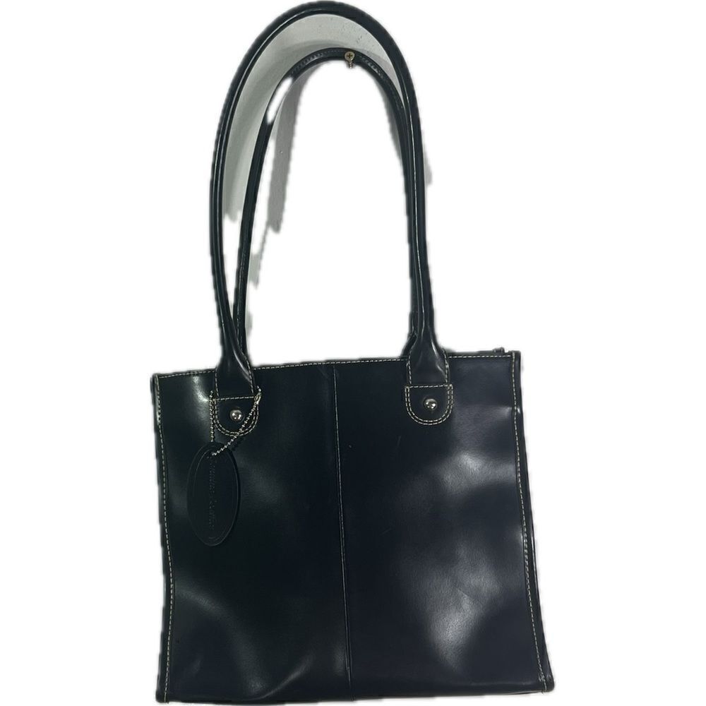 Genuine leather,‎ dual handle, cheetah/leopard print lined shoulder bag